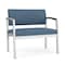 Lesro Lenox Steel Bariatric Chair Metal Frame, Silver, MD Titan Upholstery LS1401 - alternate 1